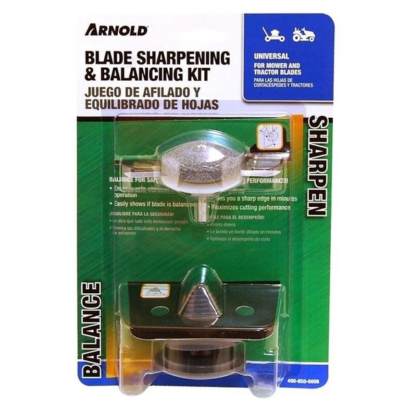 Arnold Blade Balancer and Sharpener Kit, For Mower and Tractor Blades 490-850-0006/BSK1